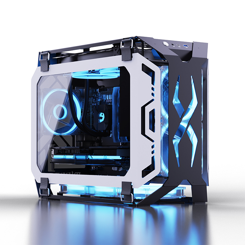 Case Fans - Obudowa komputerowa Lovingcool, nowy design, otwarty