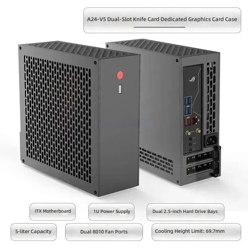 Obudowa ITX 1U z podwójnym gni – Pc Chassis recenzja i cena